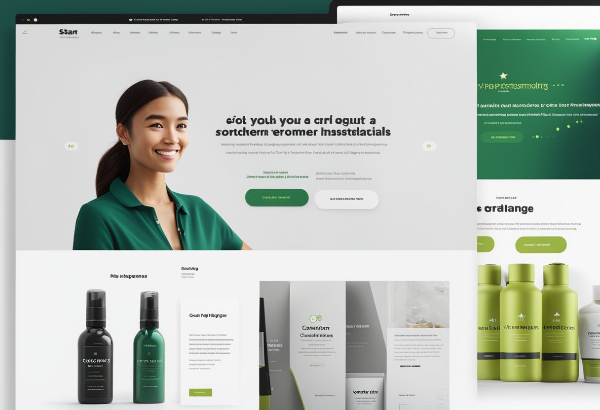 A collection of glowing testimonials displayed on a sleek and modern Shopify homepage, with star ratings and customer names
