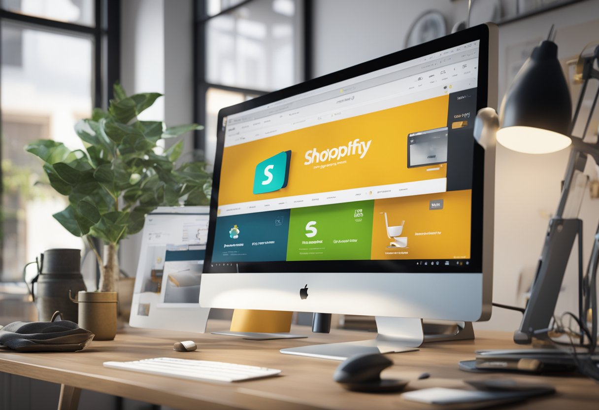 A computer screen displaying various Shopify tools for product upsells
