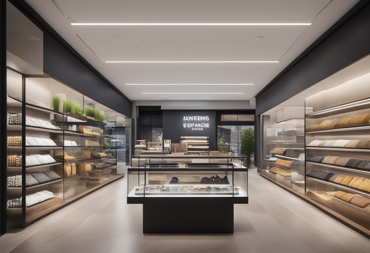 A sleek and modern storefront with easy navigation and eye-catching product displays